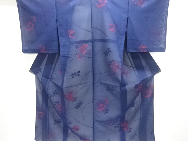 紗花模様織り出し着物